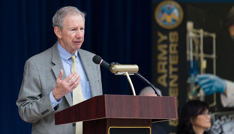 Dr. Michael D. Griffin, the Under Secretary of Defense for Research and Engineering; Photo by the Army Multimedia & Visual Information Directorate